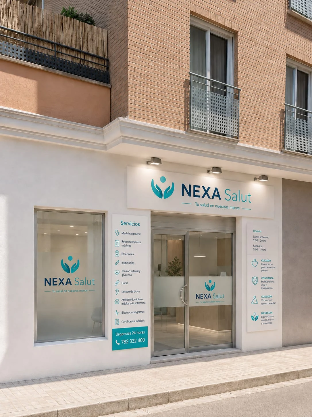 Fachada de la clínica NEXA Salut